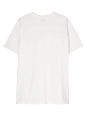 T-shirt brodé en coton Family First blanc