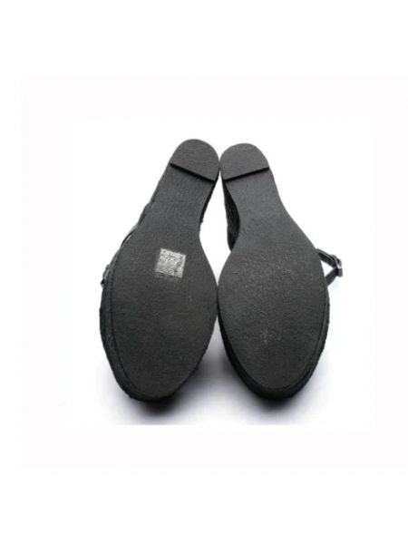 Calzado de cuero Saint Laurent Vintage negro