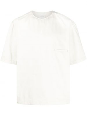 Тениска с кръгло деколте Lemaire бяло