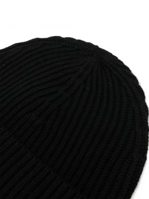 Merinowolle mütze Studio Nicholson schwarz