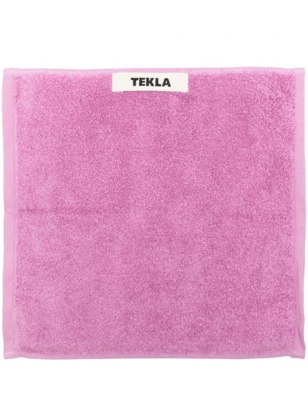 Βαμβακερό μπουρνούζι Tekla ροζ