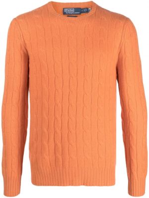 Кашмирен пуловер Polo Ralph Lauren оранжево