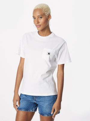 Тениска Carhartt Wip бяло