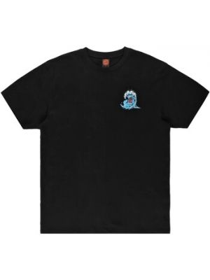 Czarna koszulka z krótkim rękawem Santa Cruz