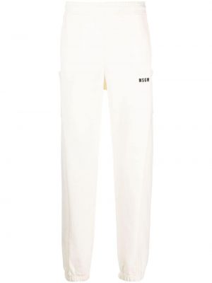 Pantaloni Msgm - alb