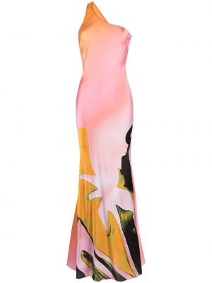 Mustriline kleit Louisa Ballou roosa