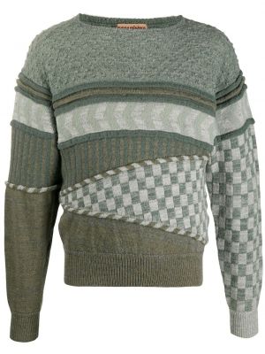 Пуловер Issey Miyake Pre-owned зелено