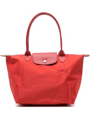Shopperka Longchamp czerwona