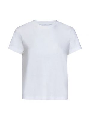 T-shirt con scollo tondo Khaite Bianco