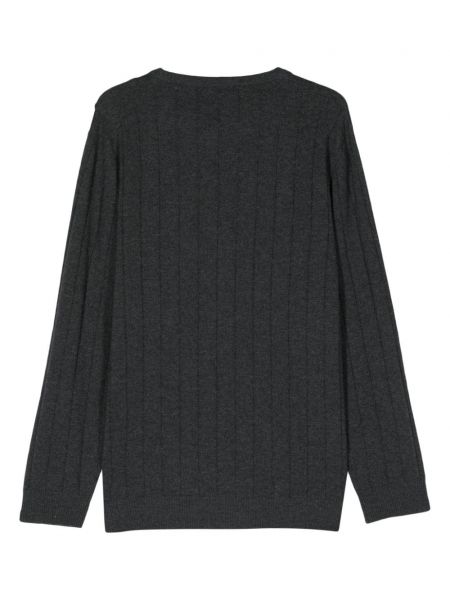 Sweter wełniany Corneliani szary