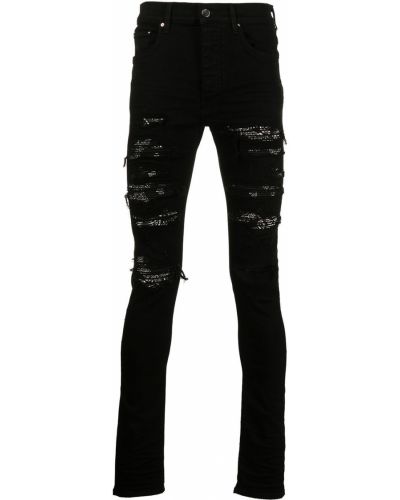 Ince sıkıntılı skinny fit jean pantolon Amiri siyah