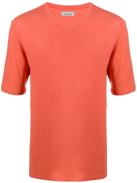 Camiseta de cuello redondo Laneus naranja