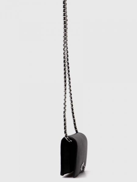 Usnjena torba Lauren Ralph Lauren črna