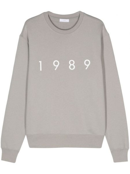 Sweatshirt mit print 1989 Studio grau