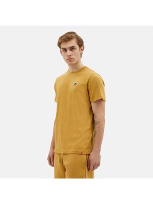 T-shirt aus baumwoll New Balance gelb