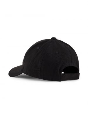 Haftowana czapka z daszkiem Emporio Armani czarna