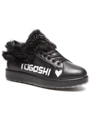 Kasdieniai ilgaauliai batai Togoshi juoda