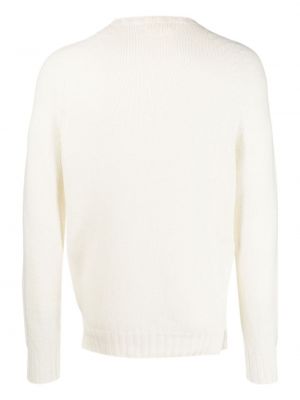 Sweter z kaszmiru z wełny merino Ma'ry'ya biały
