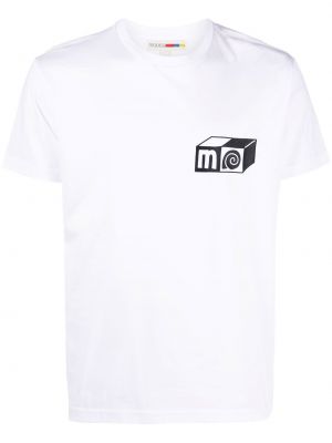 Raštuotas marškinėliai Modes Garments balta