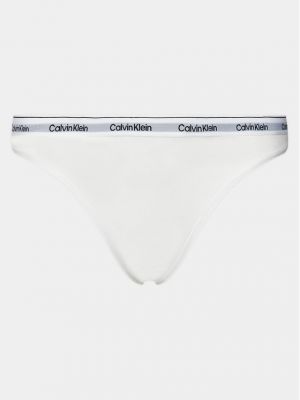 Chiloți tanga Calvin Klein Underwear alb