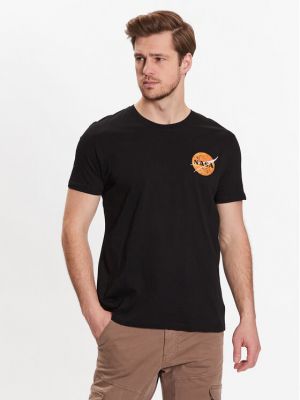 T-shirt Alpha Industries schwarz