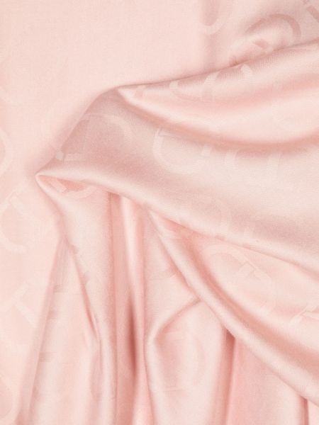Žakárový šál Twinset růžový