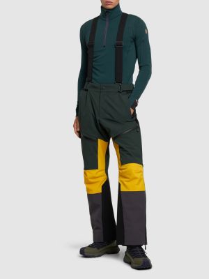 Νάιλον αθλητικό φούτερ με φερμουάρ Moncler Grenoble πράσινο