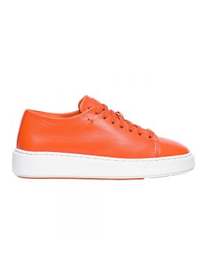 Sneakersy Santoni pomarańczowe
