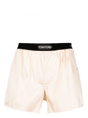 Hodvábne boxerky Tom Ford biela