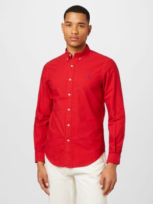 Camicia Polo Ralph Lauren rosso