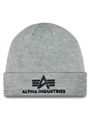 Czapka Alpha Industries szara