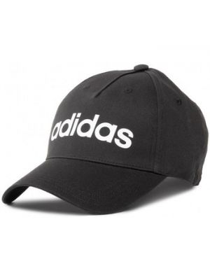 Czarna czapka z daszkiem Adidas
