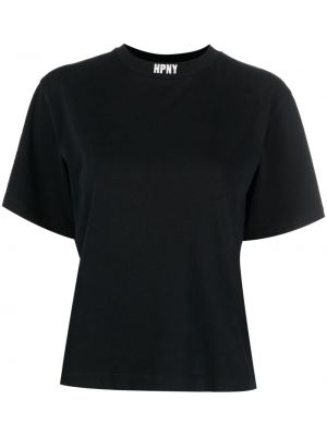 T-shirt brodé Heron Preston noir