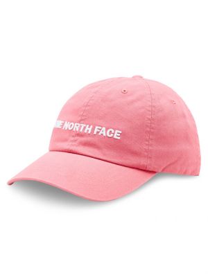 Kepurė su snapeliu The North Face rožinė