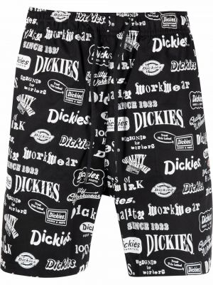 Trykt shorts Dickies Construct svart