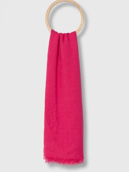 Однотонный платок Answear Lab розовый