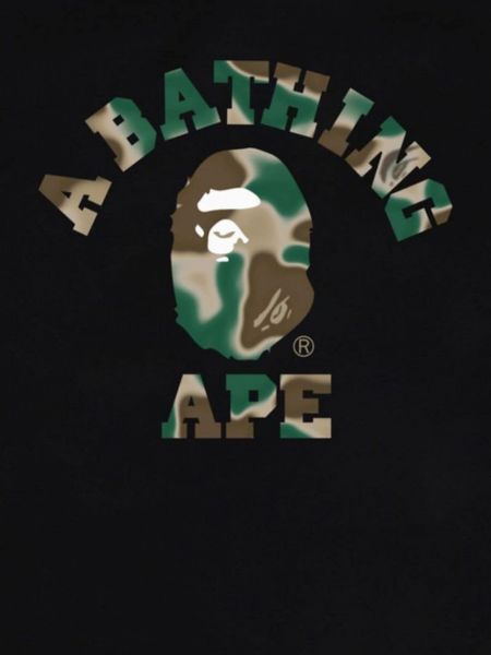 Raštuotas medvilninis marškinėliai A Bathing Ape®