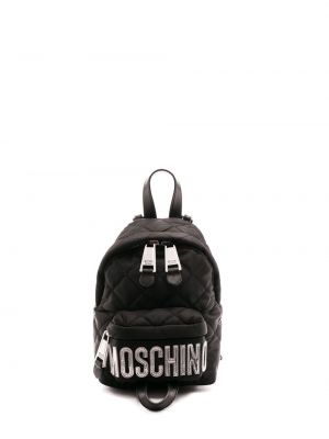 Prošívaný batoh Moschino černý
