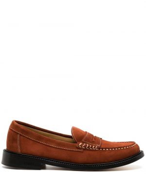 Seemisnahksed loafer-kingad Vinny's pruun