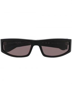 Saulesbrilles ar apdruku Courreges melns
