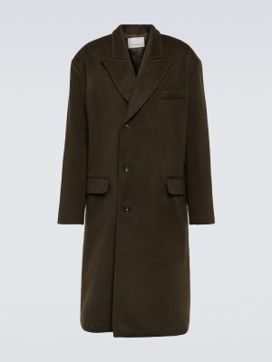 Cappotto di lana oversize The Frankie Shop marrone