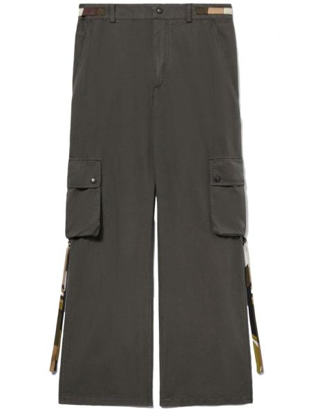 Pantalon droit avec poches Pucci gris