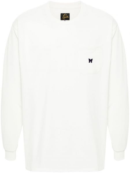 Jersey sweatshirt Needles weiß
