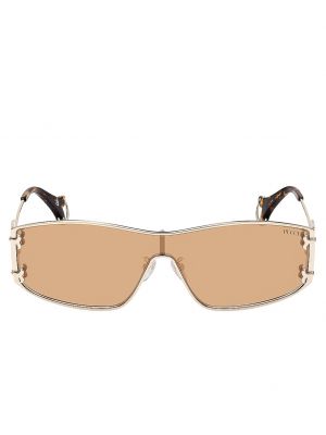 Солнцезащитные очки Emilio Pucci Shield, Shiny Pale Gold
