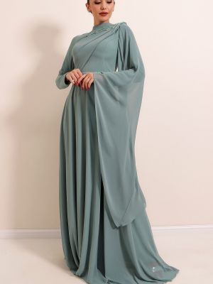 Šifonové dlouhé šaty By Saygı