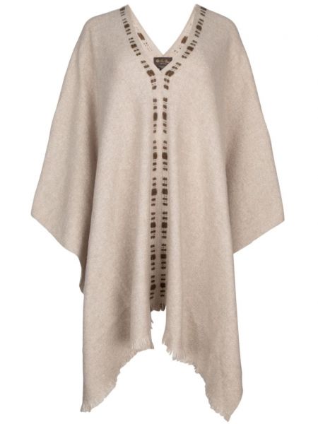 Strikket poncho Loro Piana