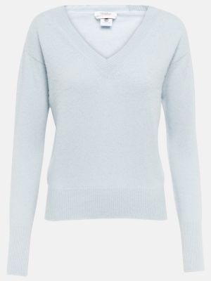 Suéter de lana de tela jersey Max Mara azul
