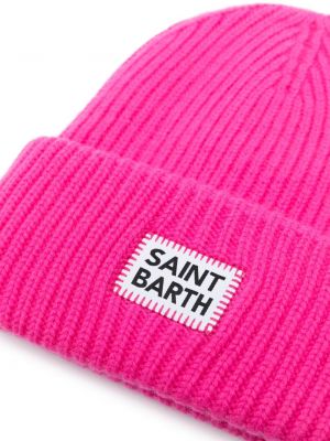 Vlněný čepice Mc2 Saint Barth růžový