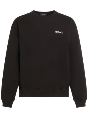 Raštuotas džemperis Versace juoda
