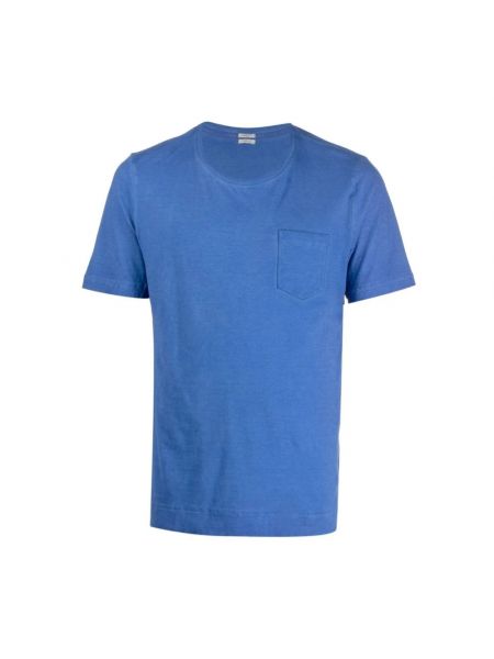 T-shirt Massimo Alba blau